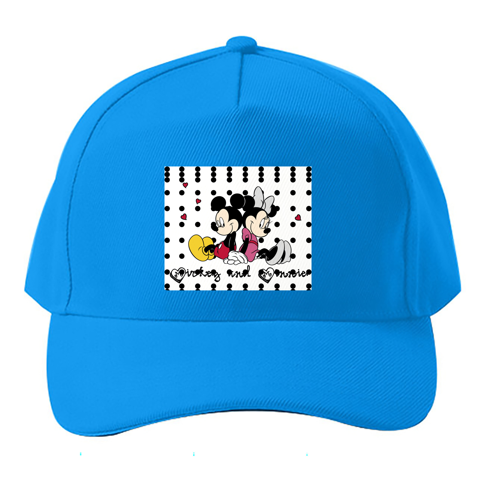 （画像用） ミッキーマウス Mickey Mouse ベースボールキャップ 綿100％ 男女兼用 帽子 スポーツ